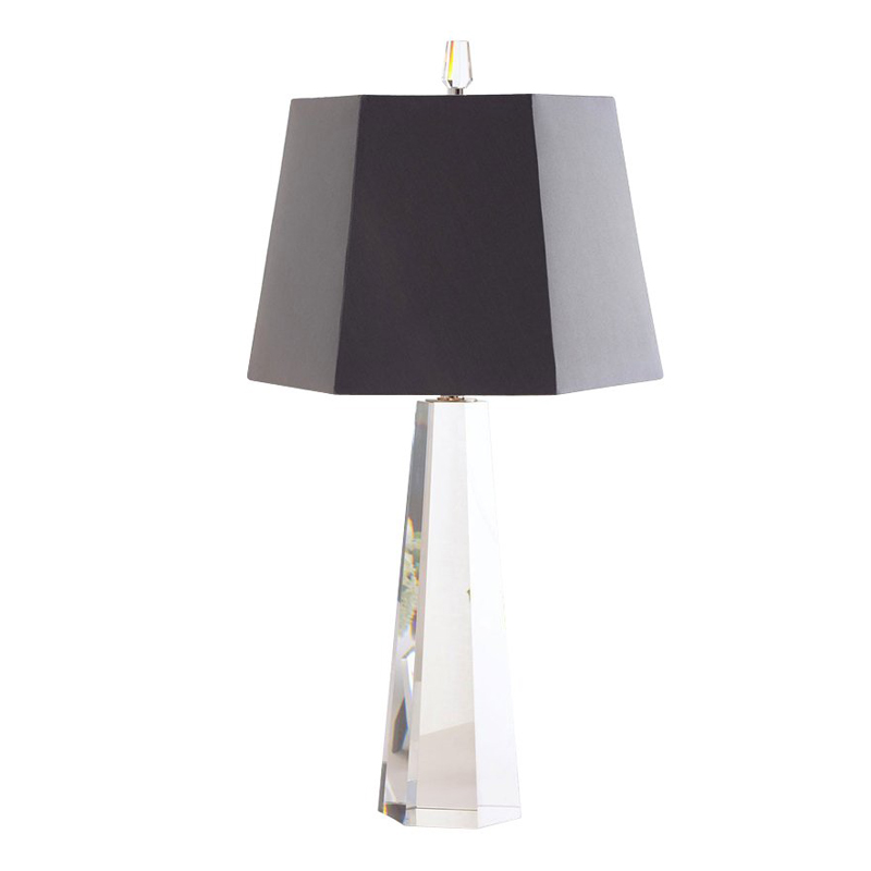 Настольная лампа Crystal Pyramid Table lamp Черный Настольная лампа Crystal Pyramid Table lamp Черный в Тюмени | Loft Concept