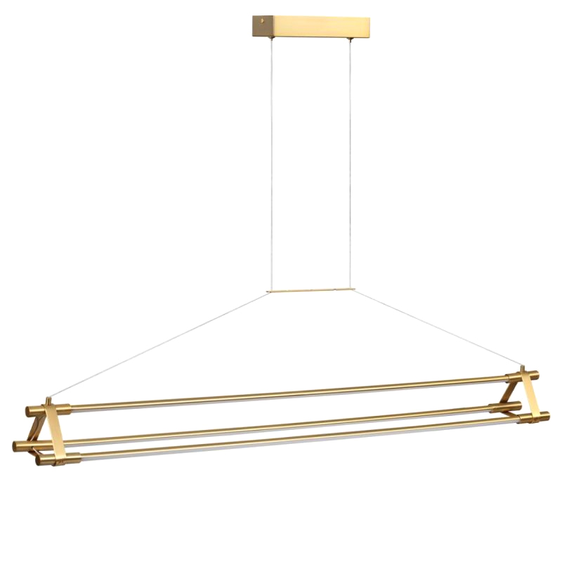 Люстра Trumpet tube Ширина 117.5см Бронза Белый Люстра Trumpet tube Ширина 117.5см Бронза Белый в Тюмени | Loft Concept