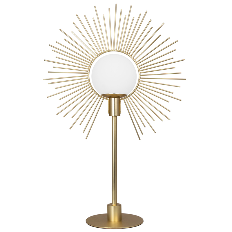 Настольная лампа Table lamp Soleil Латунь Белое матовое стекло Настольная лампа Table lamp Soleil Латунь Белое матовое стекло в Тюмени | Loft Concept