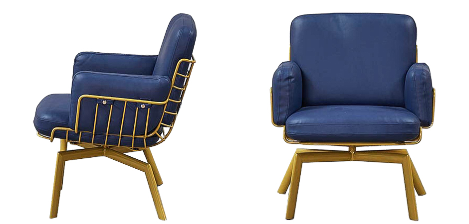 Кресло Frankie Armchair blue - фото №1