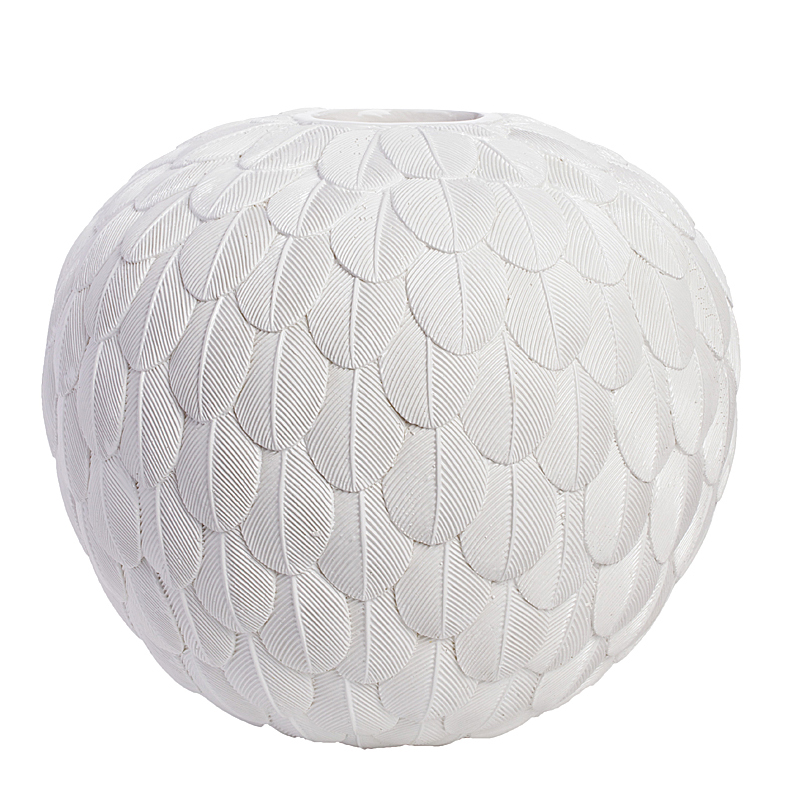 Ваза Feather Ball Белый Ваза Feather Ball Белый в Тюмени | Loft Concept