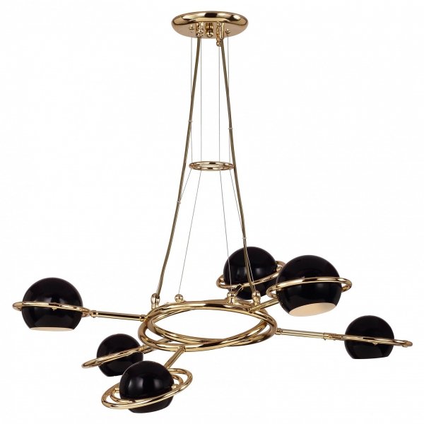Люстра Delightfull Cosmo Suspention Light Black 6 Черный Люстра Delightfull Cosmo Suspention Light Black 6 Черный в Тюмени | Loft Concept