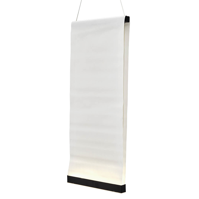 Дизайнерский подвесной светильник из текстиля CANVAS HANGING LAMP 90 Белый Черный Дизайнерский подвесной светильник из текстиля CANVAS HANGING LAMP 90 Белый Черный в Тюмени | Loft Concept