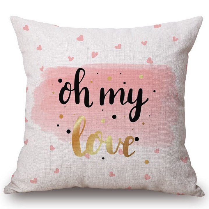 Декоративная подушка Oh my love  в Тюмени | Loft Concept 