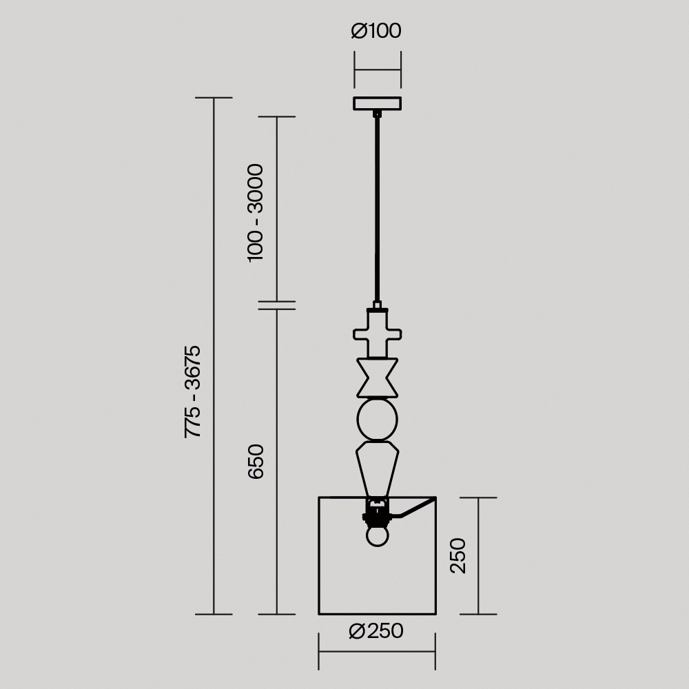 Подвесной светильник Comforty Е27 в Тюмени