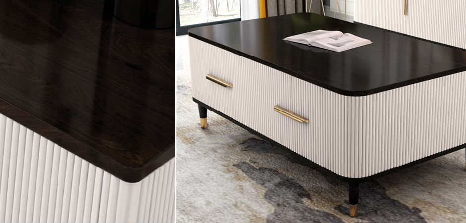 Birmingham Textured Coffee Table White Birmingham Textured Coffee Table White - Loft-Concept в Тюмени
