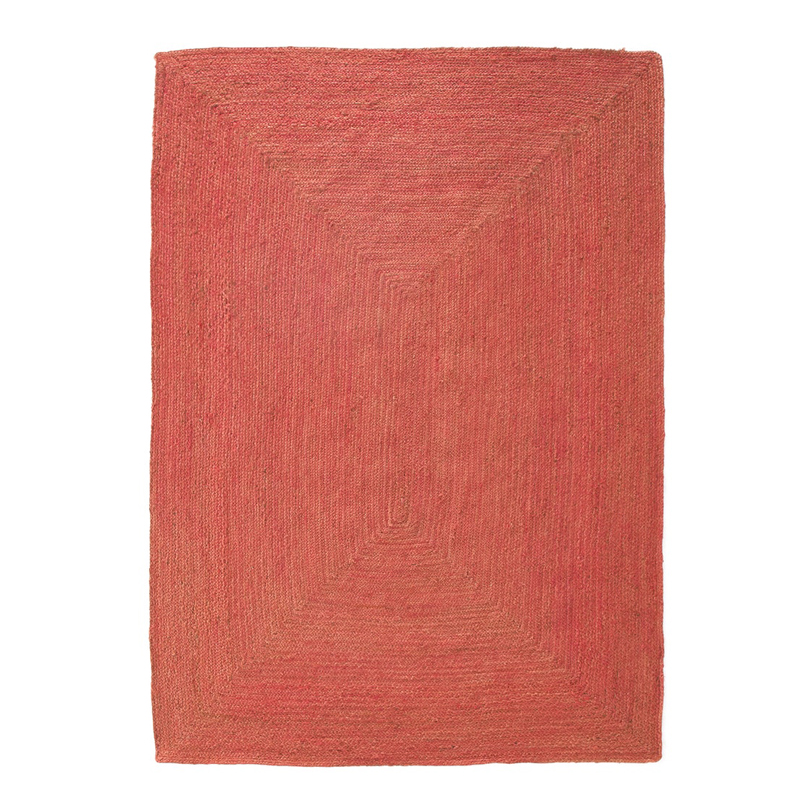 Ковер Rectangular Carpet red 100% джут Красный Ковер Rectangular Carpet red 100% джут Красный в Тюмени | Loft Concept