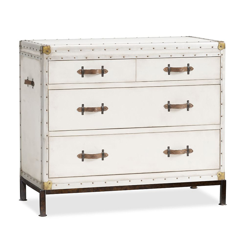 Комод в винтажном стиле Vintage Chests Белый Белый Коричневый Комод в винтажном стиле Vintage Chests Белый Белый Коричневый в Тюмени | Loft Concept