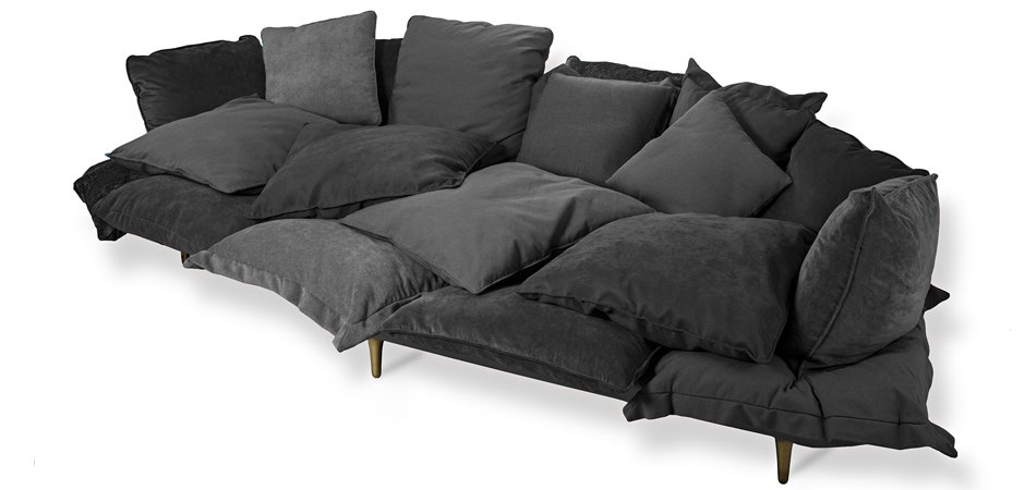 Диван Seletti Sofa Comfy charcoal grey Диван Seletti Sofa Comfy charcoal grey - Loft-Concept в Тюмени