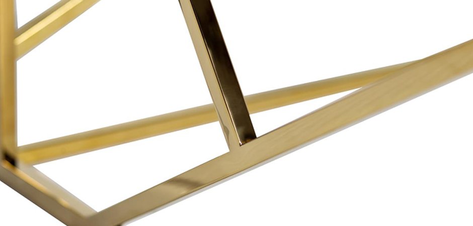 Кофейный стол Serene Furnishing Gold Clear Glass Top coffee table Кофейный стол Serene Furnishing Gold Clear Glass Top coffee table - Loft-Concept в Тюмени