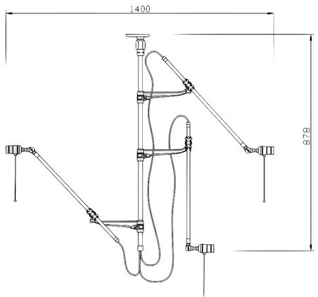 Потолочный светильник Steampunk Extension Pole Потолочный светильник Steampunk Extension Pole в Тюмени