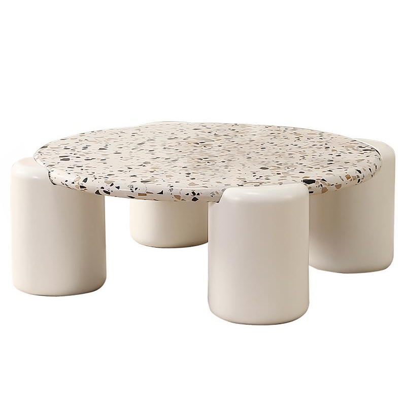 Кофейный стол Page Marble Coffee Table Бежевый Коричневый Кофейный стол Page Marble Coffee Table Бежевый Коричневый в Тюмени | Loft Concept