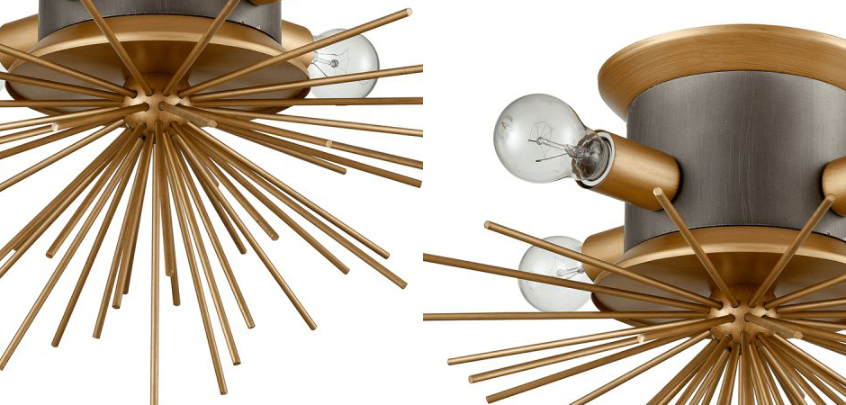 Потолочный светильник Hedgehog Brass Chandelier Потолочный светильник Hedgehog Brass Chandelier - Loft-Concept в Тюмени