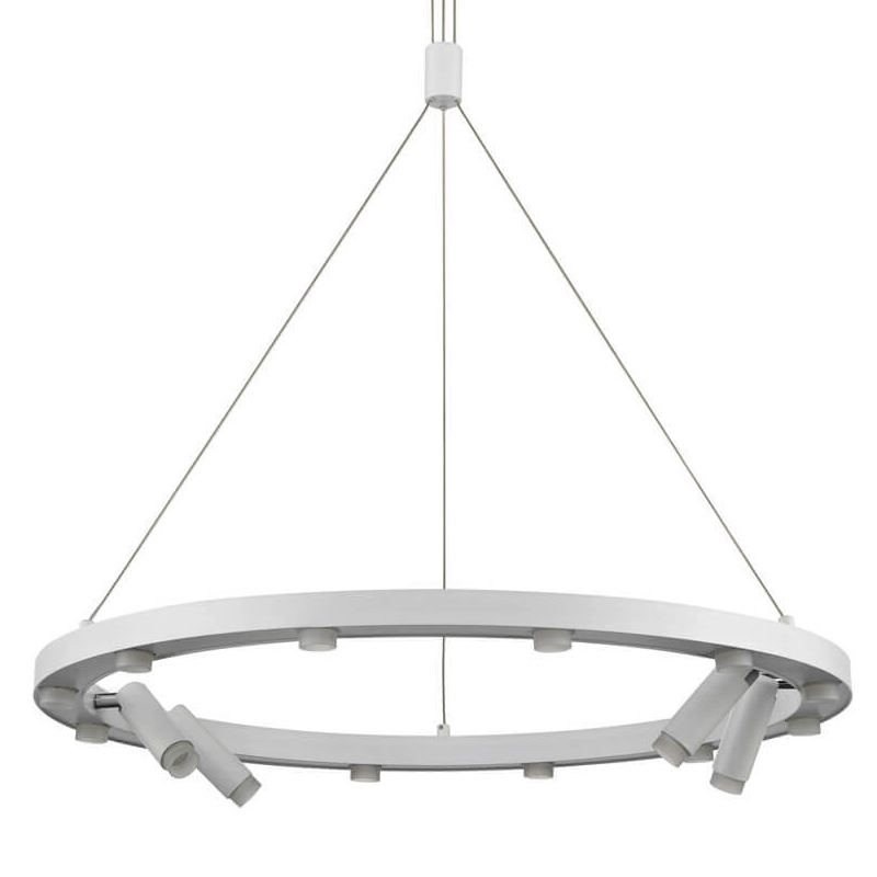 Люстра Rigor & Conciseness Lighting White Disk Белый Люстра Rigor & Conciseness Lighting White Disk Белый в Тюмени | Loft Concept