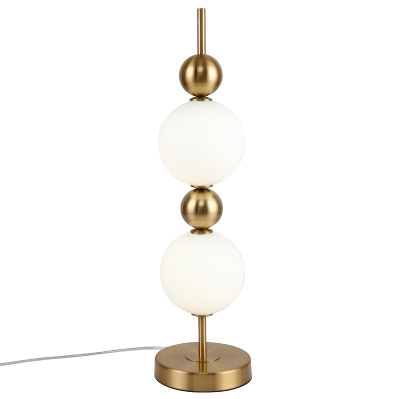 Настольная лампа PEARLS SUSPENSION Белый Латунь Настольная лампа PEARLS SUSPENSION Белый Латунь в Тюмени | Loft Concept