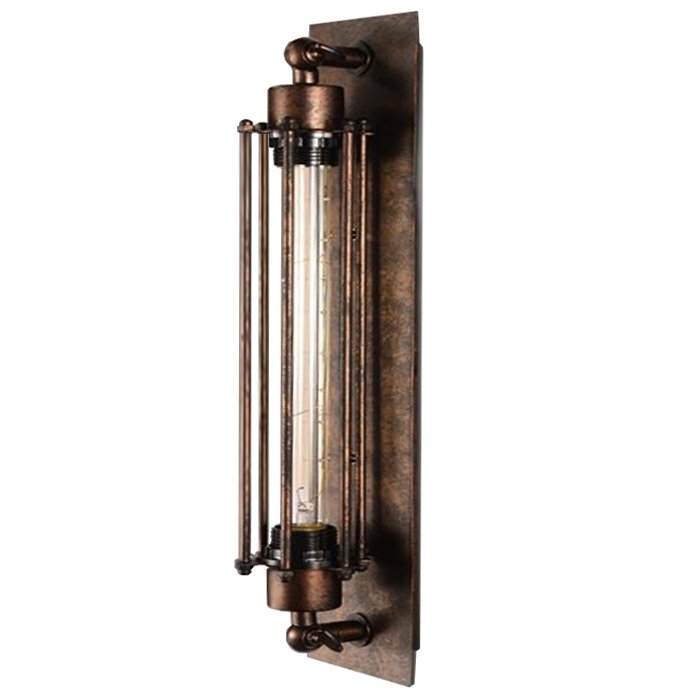 Бра Loft Industrial Edison Cage Momo vintage Бурая ржавчина Бра Loft Industrial Edison Cage Momo vintage Бурая ржавчина в Тюмени | Loft Concept
