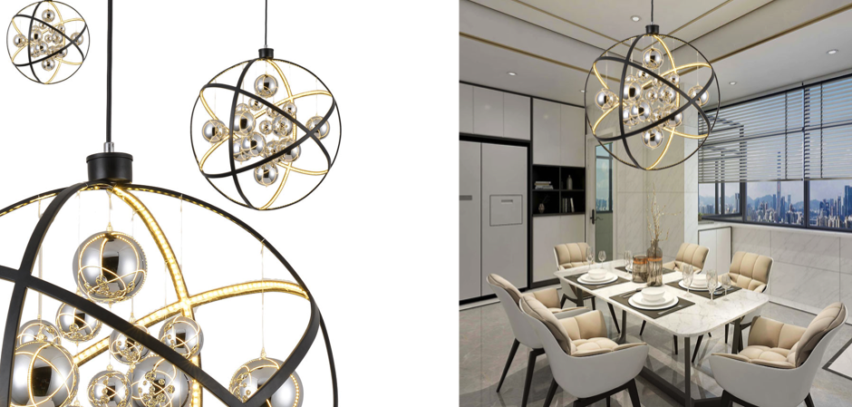Люстра Atomic nucleus Chandelier Люстра Atomic nucleus Chandelier - Loft-Concept в Тюмени