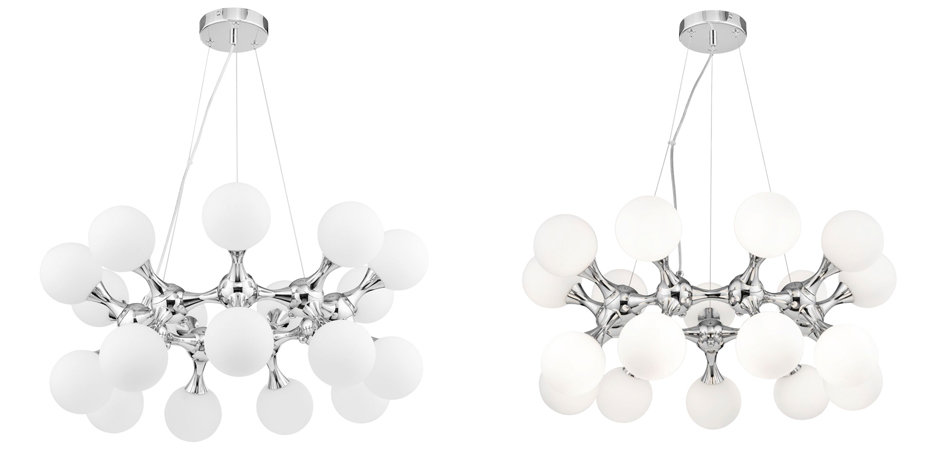 Люстра MOONDROP Chandelier Chromium 18 Люстра MOONDROP Chandelier Chromium 18 - Loft-Concept в Тюмени