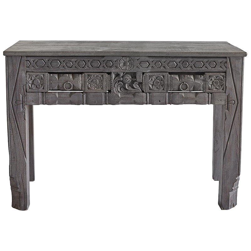 Консоль Sadhika Grey Mango Console Серый в Тюмени | Loft Concept 