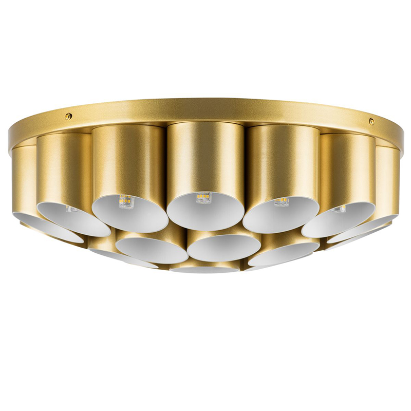 Потолочный светильник Garbi Gold Pipe Organ Ceiling Lamp 22 Золотой Белый Потолочный светильник Garbi Gold Pipe Organ Ceiling Lamp 22 Золотой Белый в Тюмени | Loft Concept