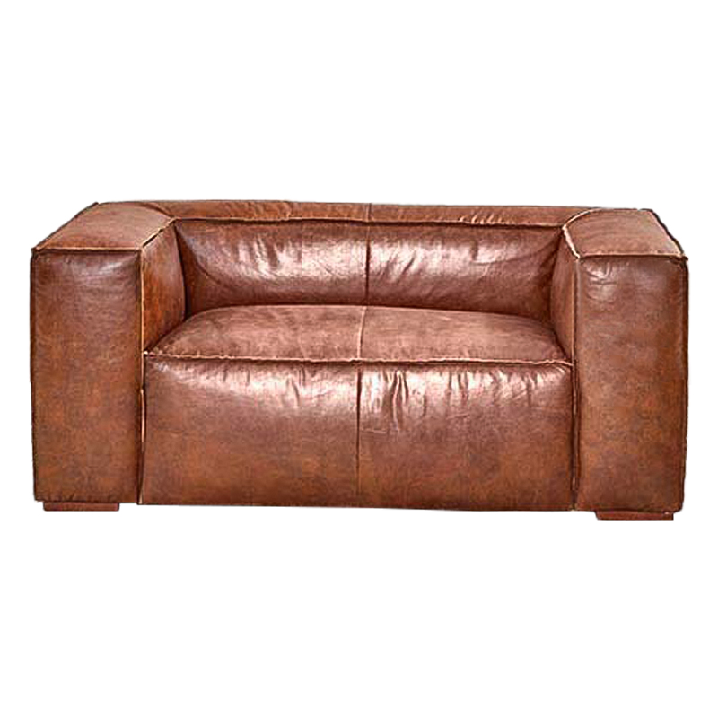 Диван Leather Softness Sofa Коричневый Диван Leather Softness Sofa Коричневый в Тюмени | Loft Concept