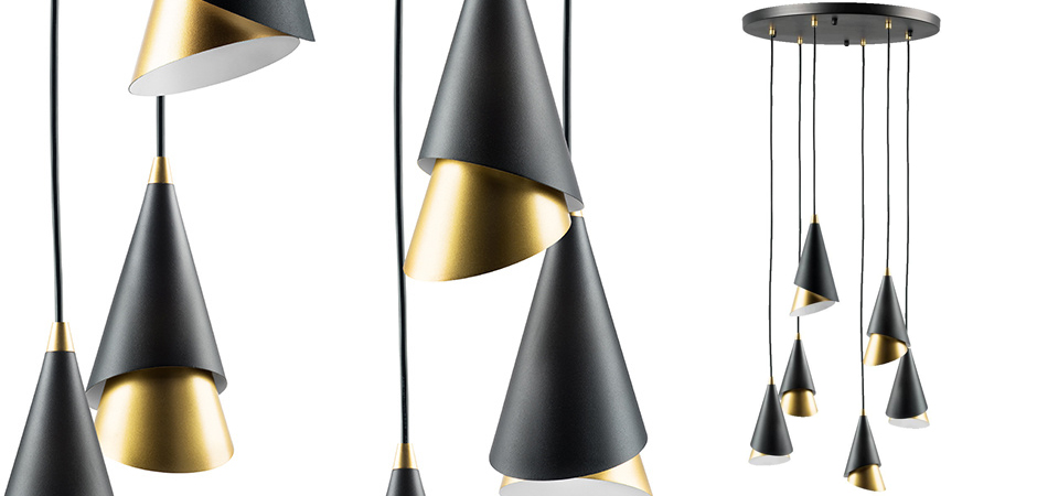 Люстра Lucio Black and Gold 6 Люстра Lucio Black and Gold 6 - Loft-Concept в Тюмени