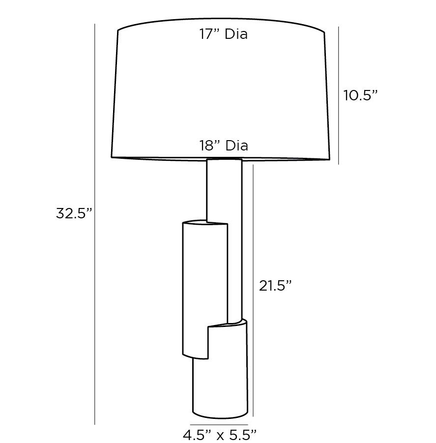 Дизайнерская настольная лампа PEPPERDINE LAMP в Тюмени