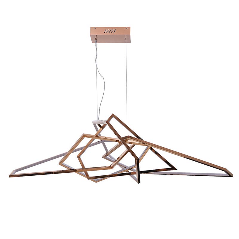 Люстра Geometric Plexus Gold Chandelier Золотой Люстра Geometric Plexus Gold Chandelier Золотой в Тюмени | Loft Concept