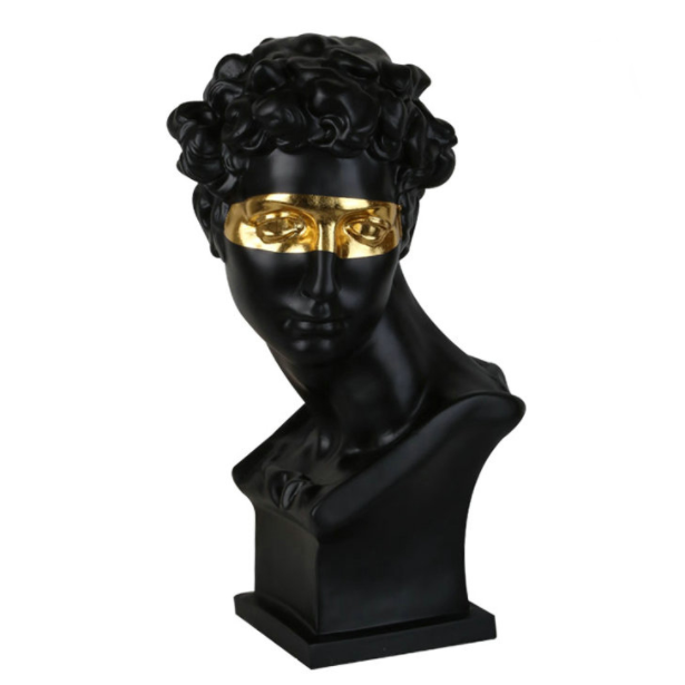 Статуэтка Bust Eyes Opposite Черный Золотой Статуэтка Bust Eyes Opposite Черный Золотой в Тюмени | Loft Concept