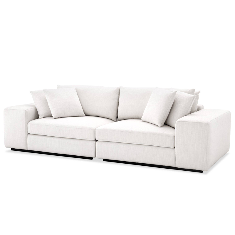 Диван Eichholtz Sofa Vista Grande white Белый Черный Диван Eichholtz Sofa Vista Grande white Белый Черный в Тюмени | Loft Concept