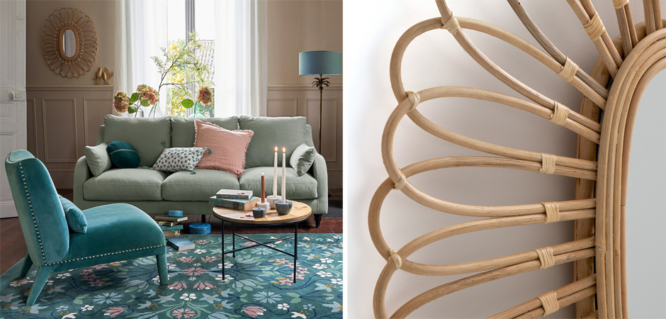 Зеркало Mirror Rattan Oval Зеркало Mirror Rattan Oval - Loft-Concept в Тюмени