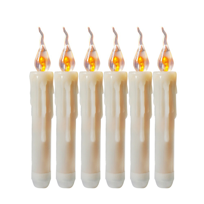 Набор из 6-ти свечей LED Candles Simulated Fire Белый Набор из 6-ти свечей LED Candles Simulated Fire Белый в Тюмени | Loft Concept
