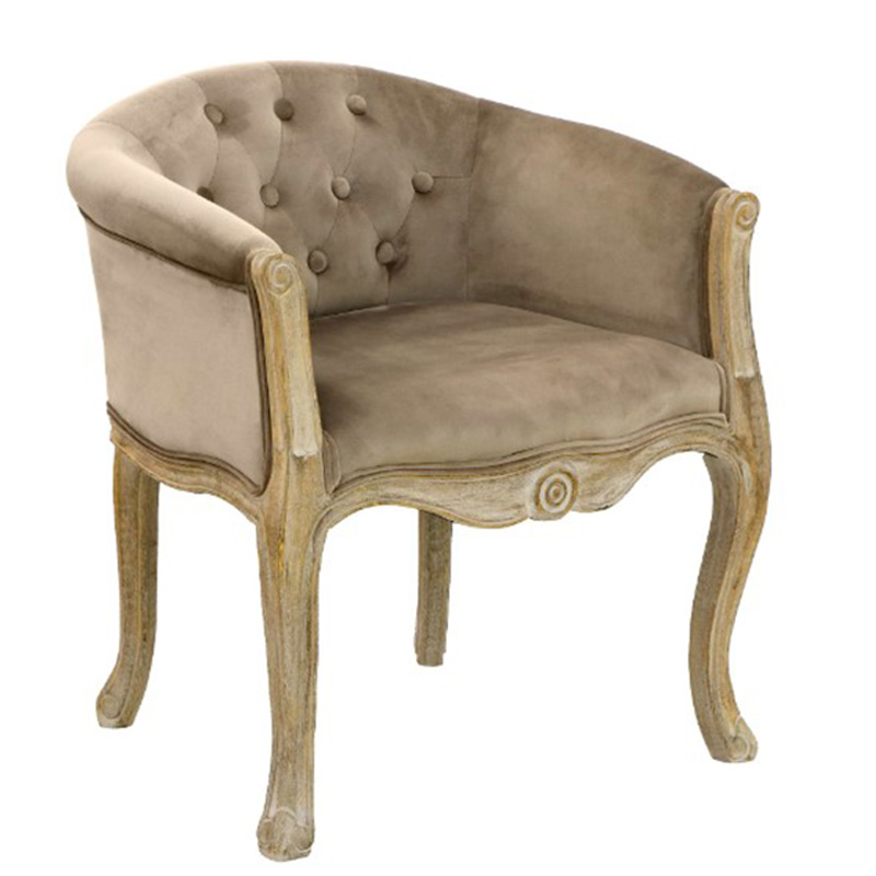 Кресло French Provence Armchair Roderic beige Бежевый в Тюмени | Loft Concept 