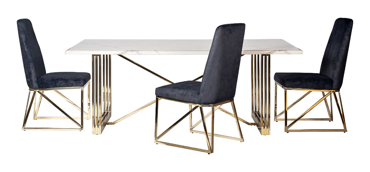 Стул барный Blave DARK BLUE - фото №1