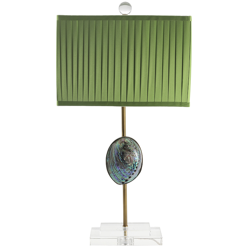 Настольная лампа с абажуром Green Semiprecious Stone Table Lamp Зеленый Прозрачное Стекло Латунь Перламутровый Настольная лампа с абажуром Green Semiprecious Stone Table Lamp Зеленый Прозрачное Стекло Латунь Перламутровый в Тюмени | Loft Concept