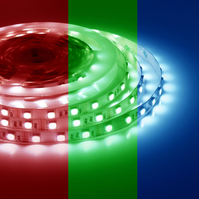 Светодиодная лента 14,4W/m 60LED/m 5050SMD разноцветная 5M Белый Светодиодная лента 14,4W/m 60LED/m 5050SMD разноцветная 5M Белый в Тюмени | Loft Concept