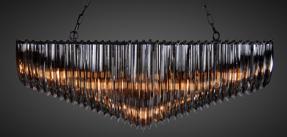 Люстра Retro Frozen Glass Chandelier 100 Люстра Retro Frozen Glass Chandelier 100 - Loft-Concept в Тюмени