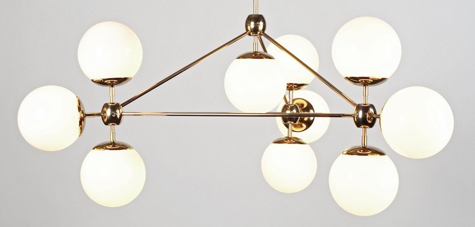 Люстра Modo Chandelier White Glass Люстра Modo Chandelier White Glass - Loft-Concept в Тюмени