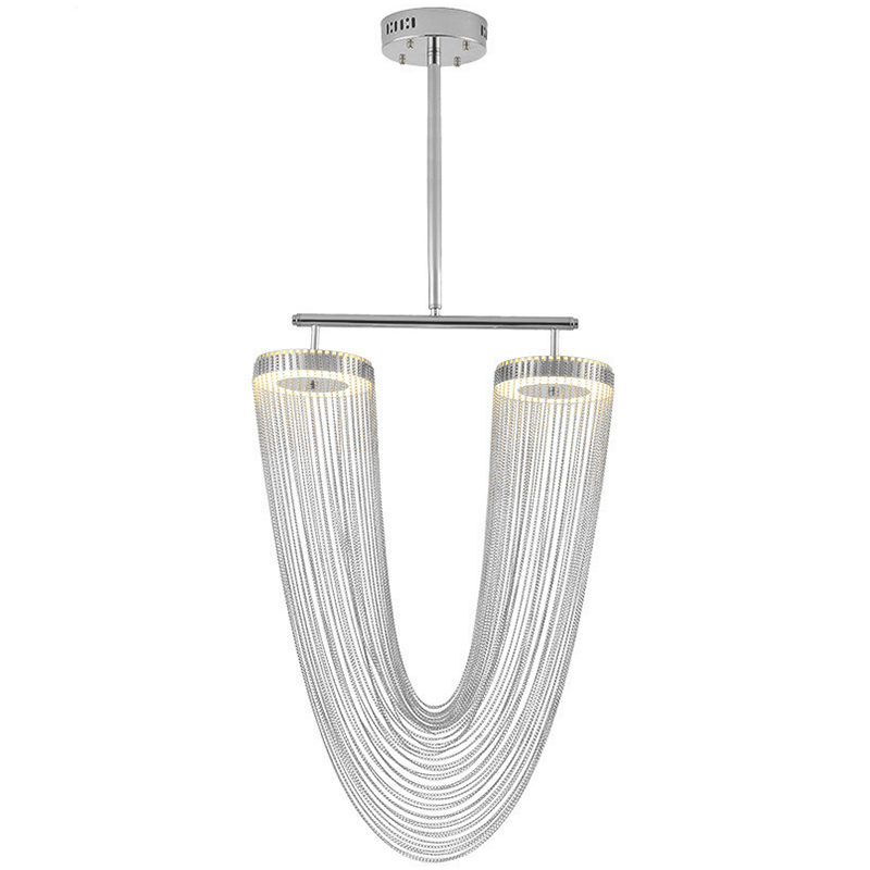 Люстра Otero Silver Larose Guyon Серебряный Люстра Otero Silver Larose Guyon Серебряный в Тюмени | Loft Concept