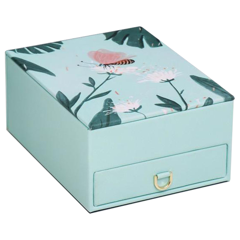 Шкатулка Butterfly And Flowers Box Мятный Зеленый Шкатулка Butterfly And Flowers Box Мятный Зеленый в Тюмени | Loft Concept
