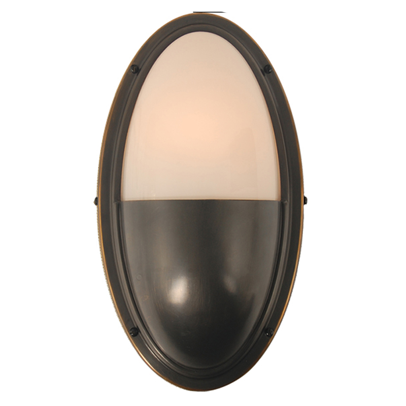 Бра Benita Loft Sconce black Черный Белое матовое стекло Бра Benita Loft Sconce black Черный Белое матовое стекло в Тюмени | Loft Concept