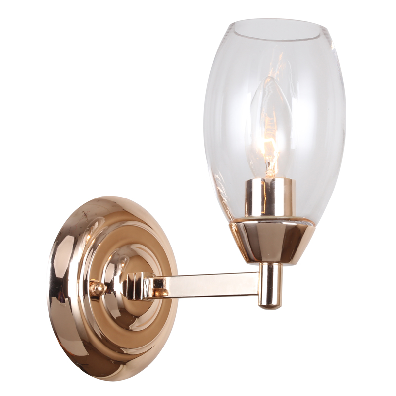 Бра Julian Sconce Глянцевое золото Прозрачный Бра Julian Sconce Глянцевое золото Прозрачный в Тюмени | Loft Concept