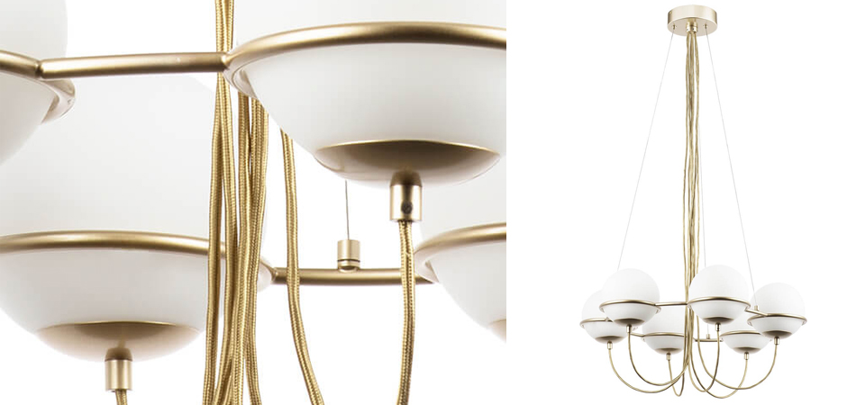 Люстра Melissa Chandelier Champagne 6 Люстра Melissa Chandelier Champagne 6 - Loft-Concept в Тюмени