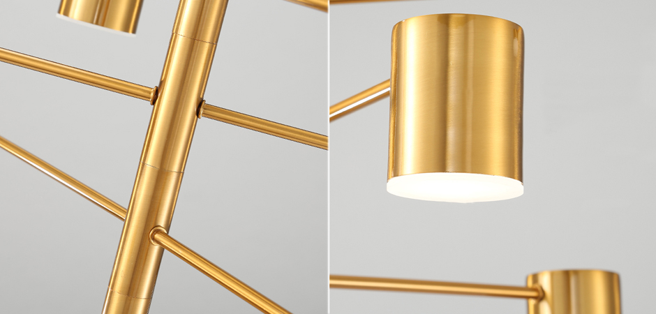 Светильник LED Lighting Gold 8 lampholders Светильник LED Lighting Gold 8 lampholders - Loft-Concept в Тюмени