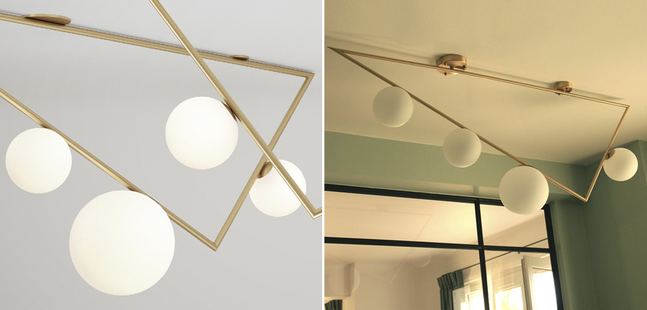 Потолочный светильник Atelier Areti Girlande Ceiling Triangle Потолочный светильник Atelier Areti Girlande Ceiling Triangle - Loft-Concept в Тюмени