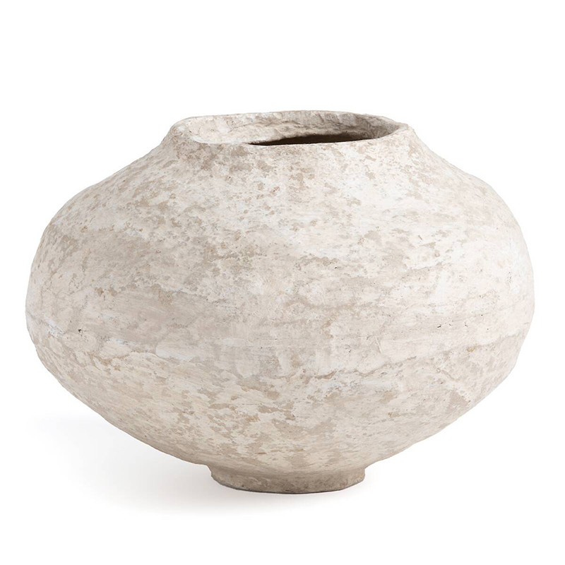 Ваза Csaba Papier Mache Vase 25 Бежево-серый Ваза Csaba Papier Mache Vase 25 Бежево-серый в Тюмени | Loft Concept