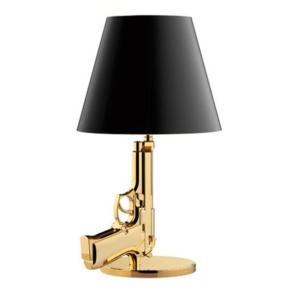 Настольная лампа Flos Guns Bedside Gold Серебряный Золотой Настольная лампа Flos Guns Bedside Gold Серебряный Золотой в Тюмени | Loft Concept