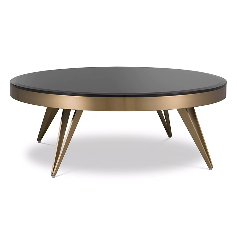 Кофейный стол Eichholtz Coffee Table Rocco Латунь Черный Кофейный стол Eichholtz Coffee Table Rocco Латунь Черный в Тюмени | Loft Concept