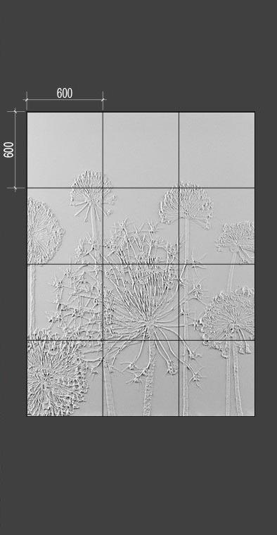 Барельеф DANDELIONS в Тюмени