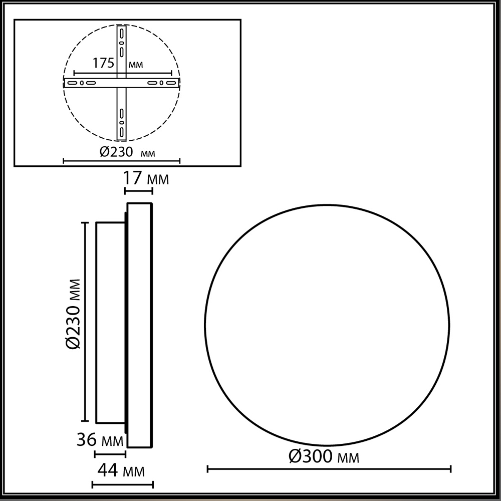 Бра круглое натуральная Пробка Natural Cork в Тюмени